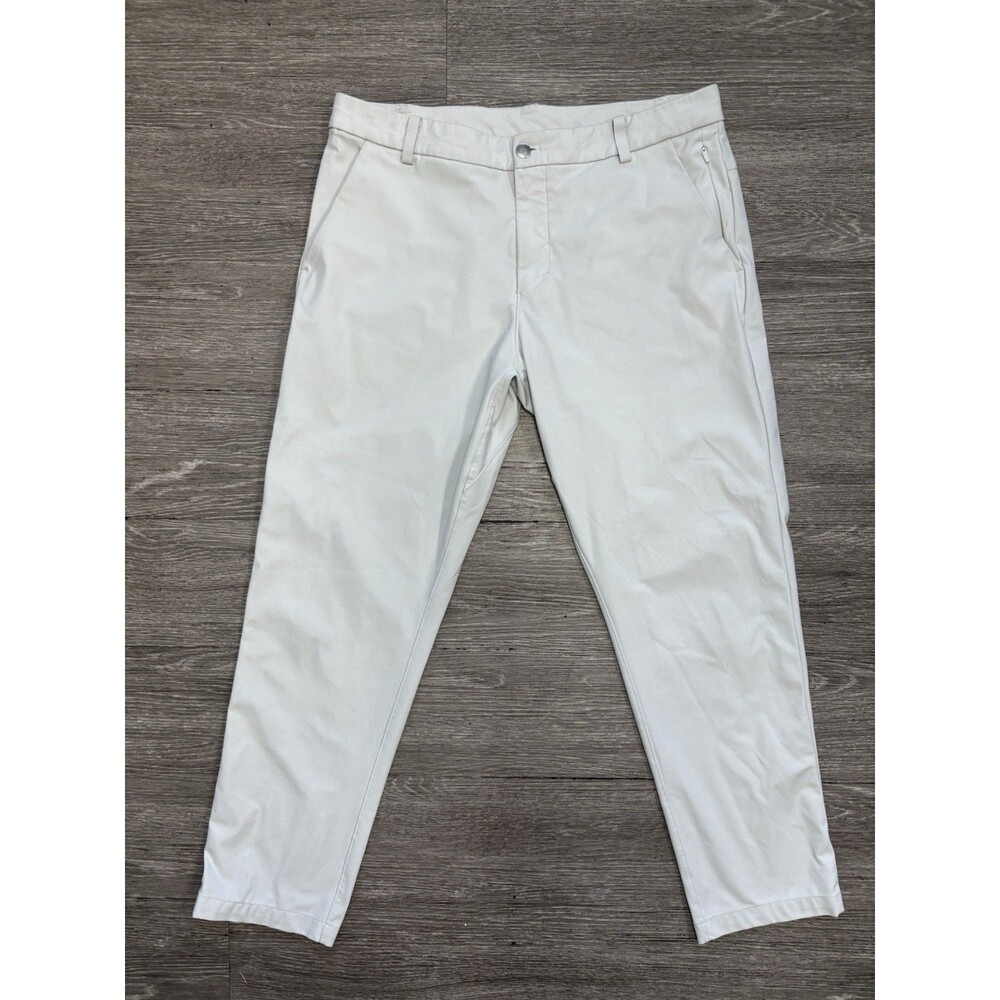 Lululemon Men's ABC Commission Pants 32x30 Beige Performance Athleisure Golf